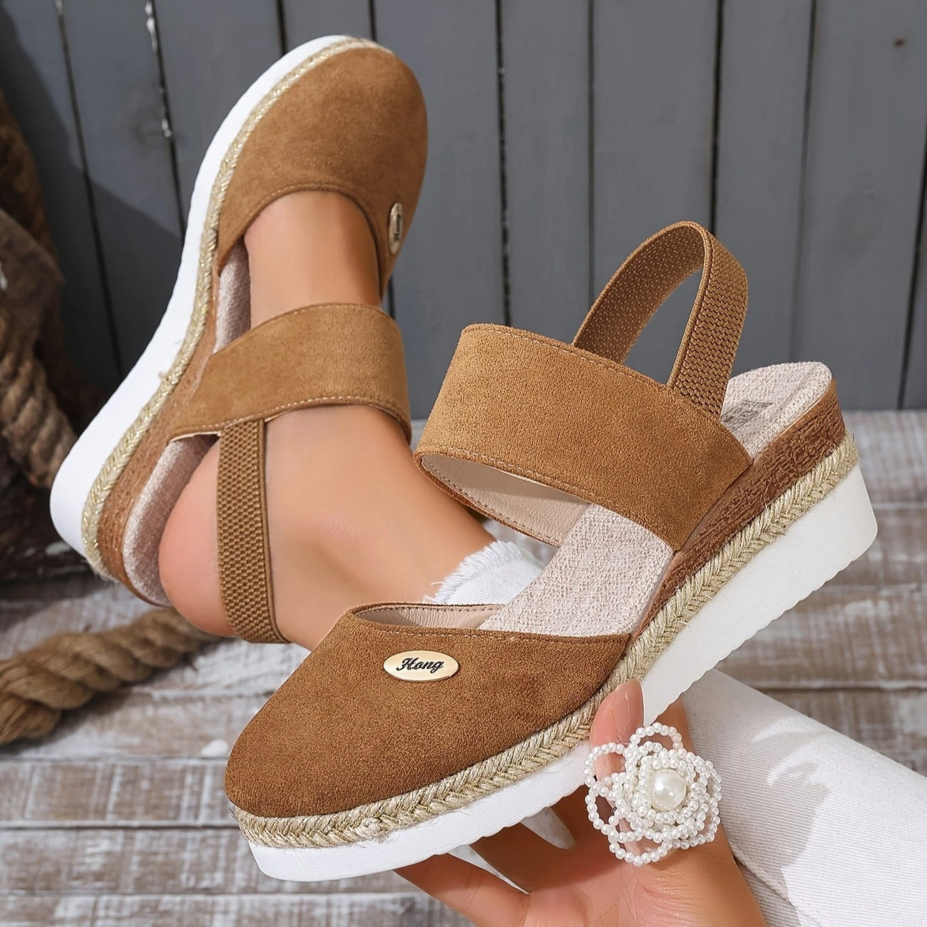 Sandales Orthopédiques Femme Antonia avec Semelle Épaisse et Confort Optimal