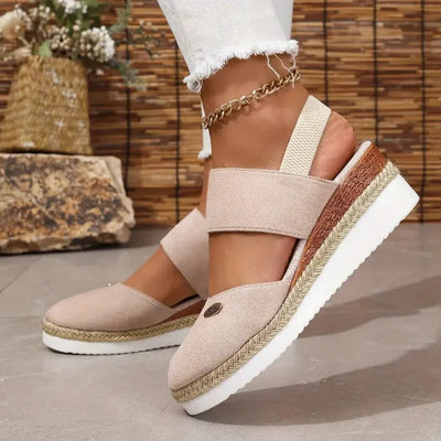 Sandales Orthopédiques Femme Antonia avec Semelle Épaisse et Confort Optimal