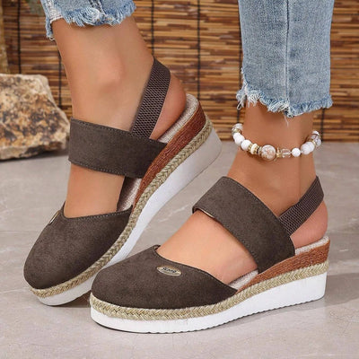 Sandales Orthopédiques Femme Antonia avec Semelle Épaisse et Confort Optimal