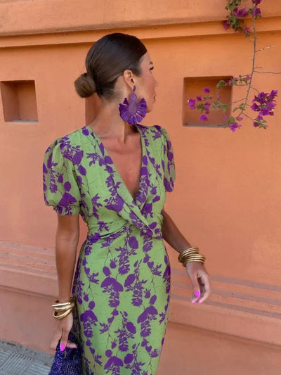 Lovisa ™ - Robe D'Été Femme Chic Florale Élégante Pour Toutes Occasions