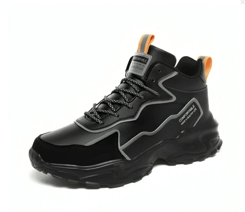 Cuir noir à talon de 6 cm / 38