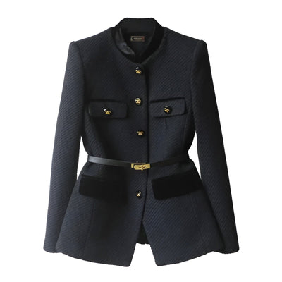 Alva ™ Blazer Noir Femme - Élégance et Confort Inégalés