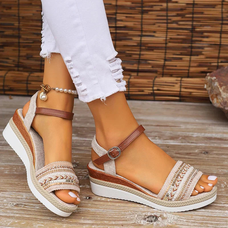 Dixie™ - Sandales Femme Élégantes et Confortables Pour l'Été