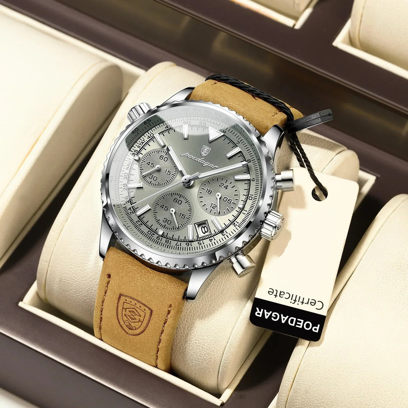 Marc™ - Montre Homme Chronographe Luxe - Élégance et Confort