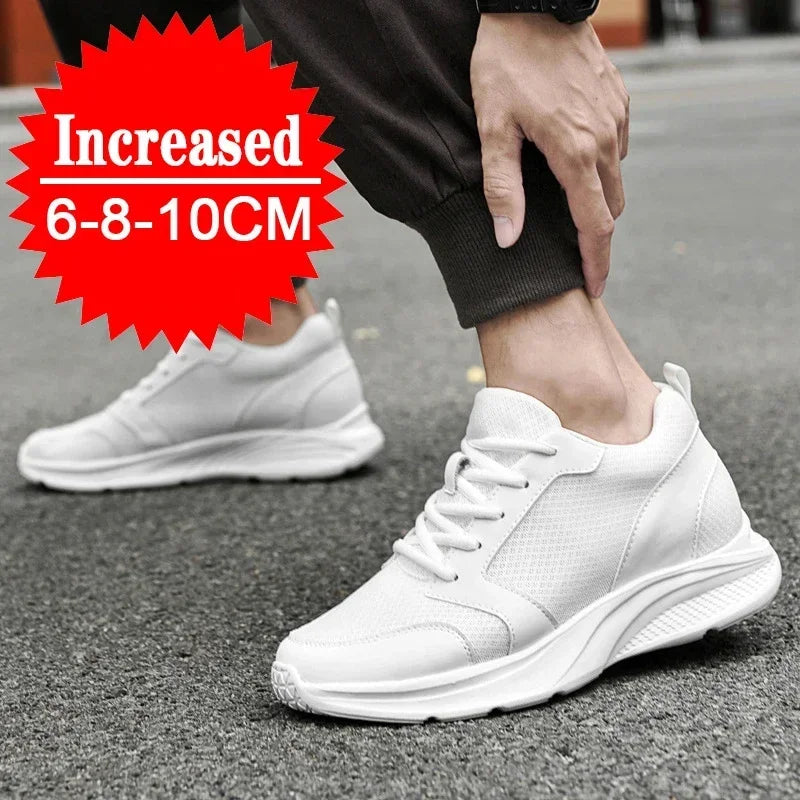 Leif ™ - Sneakers Discrètes avec Hauteur de 10 cm et Confort Optimal