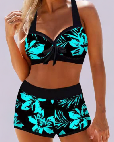 Sherrie™ - Maillot De Bain Taille Haute Floral