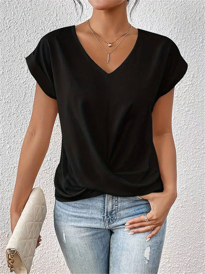 Sophie™ - T-Shirt V-Haut Confortable Élégant