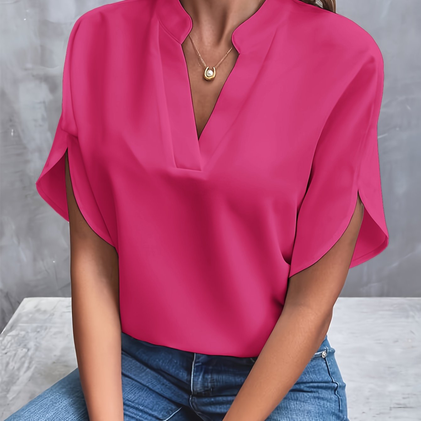 Vivian™ - Blouse Femme Élégante Blanche, Confort & Style Polyvalent