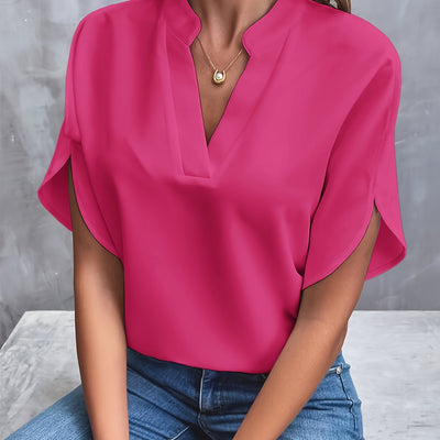 Vivian™ - Blouse Femme Élégante Blanche, Confort & Style Polyvalent
