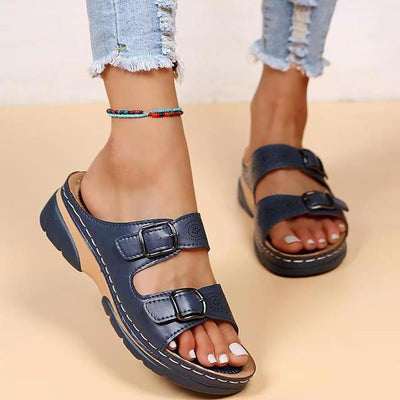 Avril™ - Sandales Femme Orthopédiques Élégantes Pour Confort Optimal