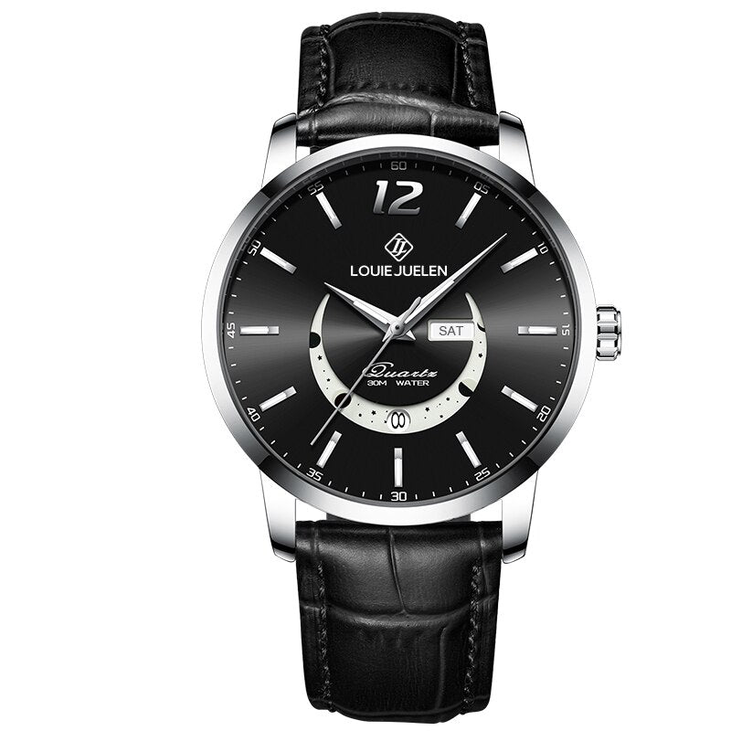 Variant image for Lucas™ - Montre Homme Élégante Avec Phase de Lune Durable-3