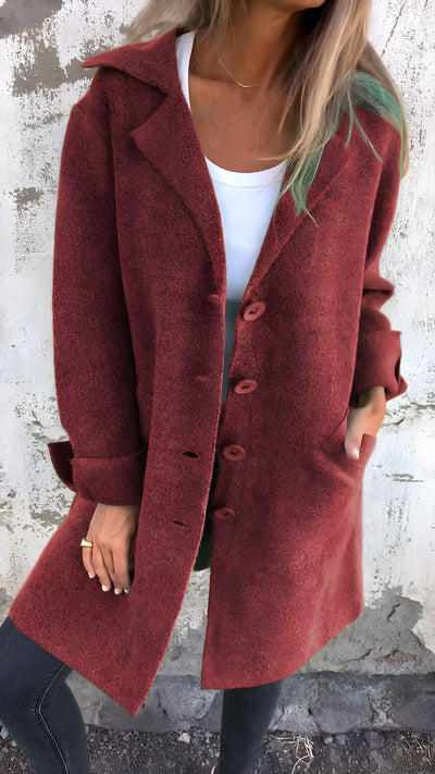 EBBE ™ Manteau Long Femme - Élégance et Chaleur Pour Hiver