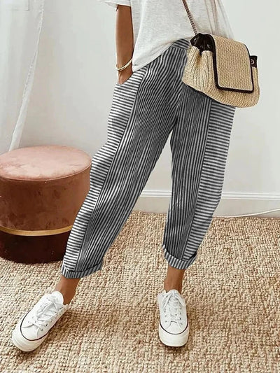 Lore™ - Pantalon Fluide Femme Confortable et Élégant Pour l'Été