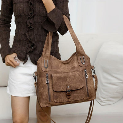 Franka™ - Sac à Main Femme Vintage Élégant Avec Sangle Amovible