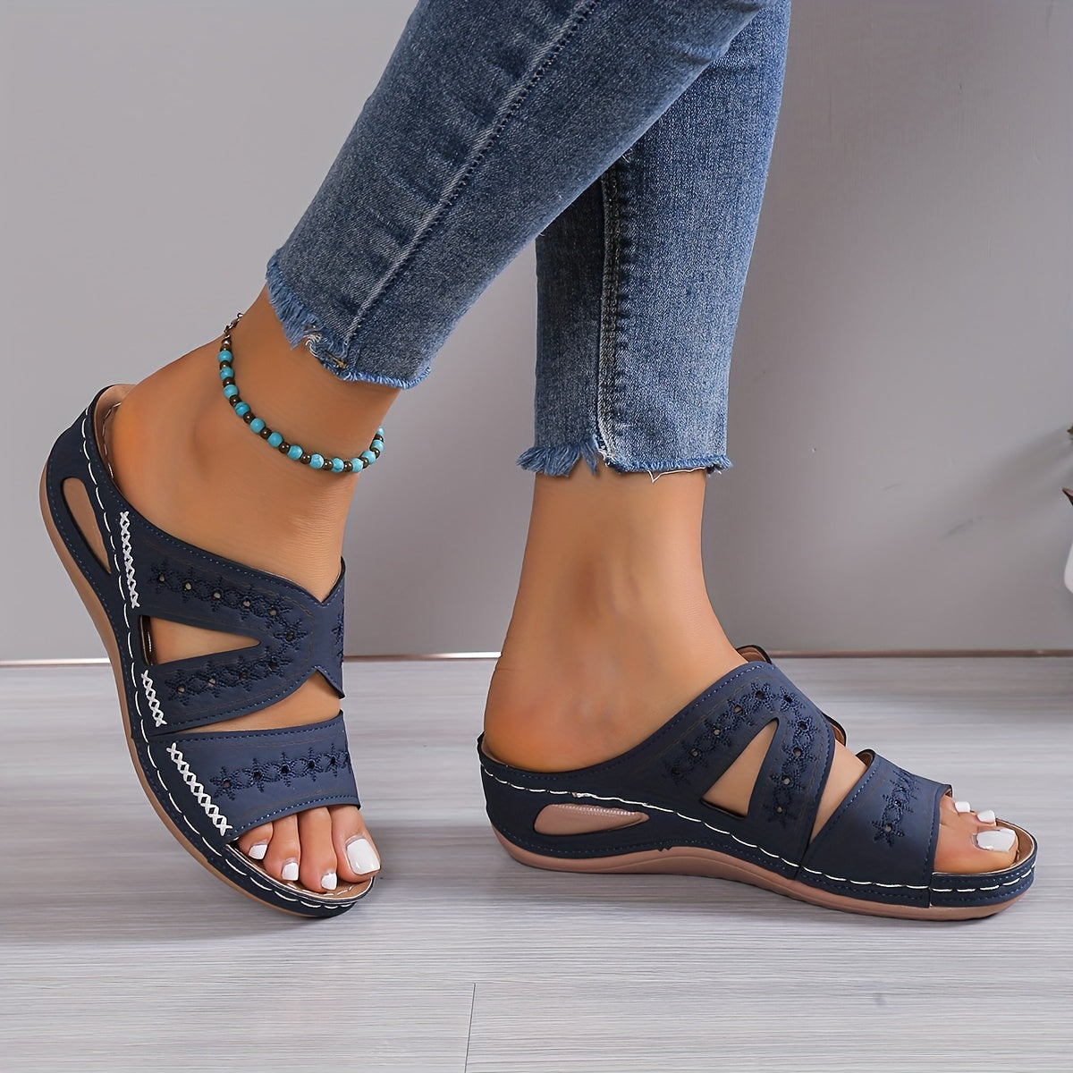 Laura™ - Sandales Femme Orthopédiques Élégantes et Confortables