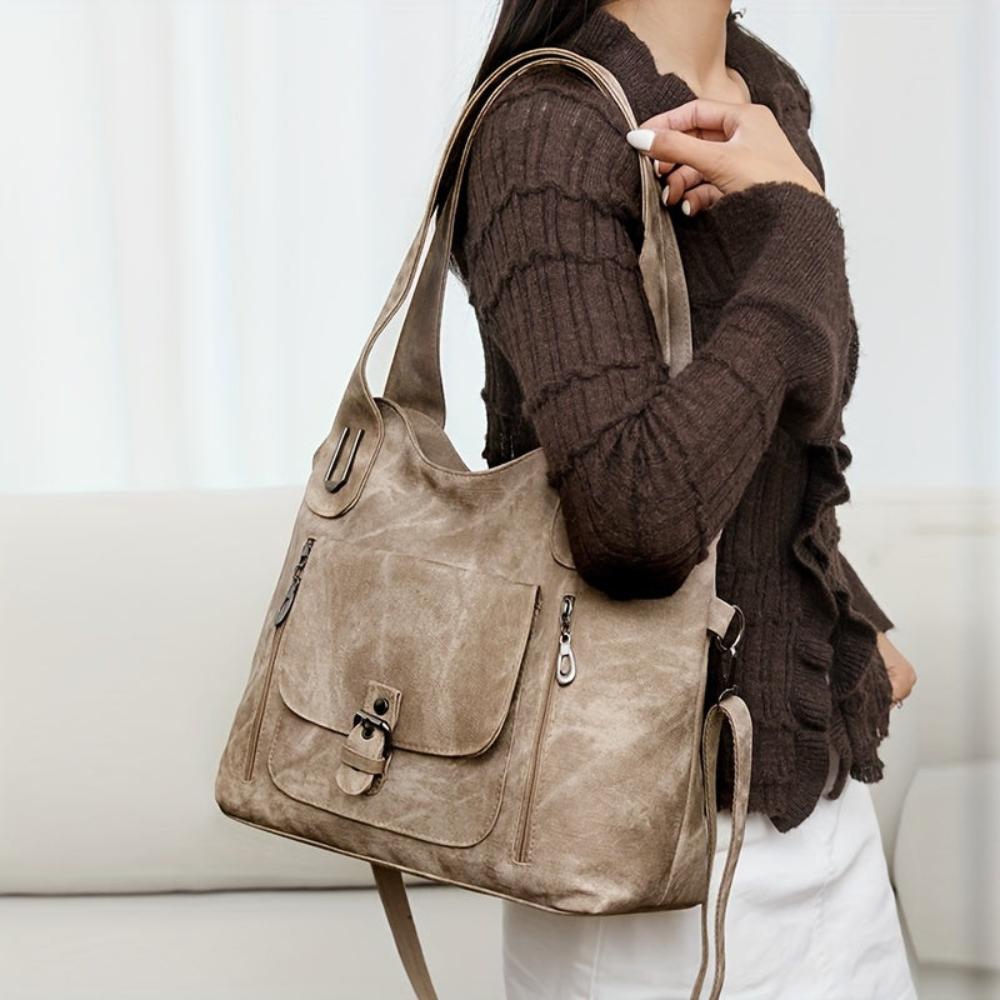 Franka™ - Sac à Main Femme Vintage Élégant Avec Sangle Amovible