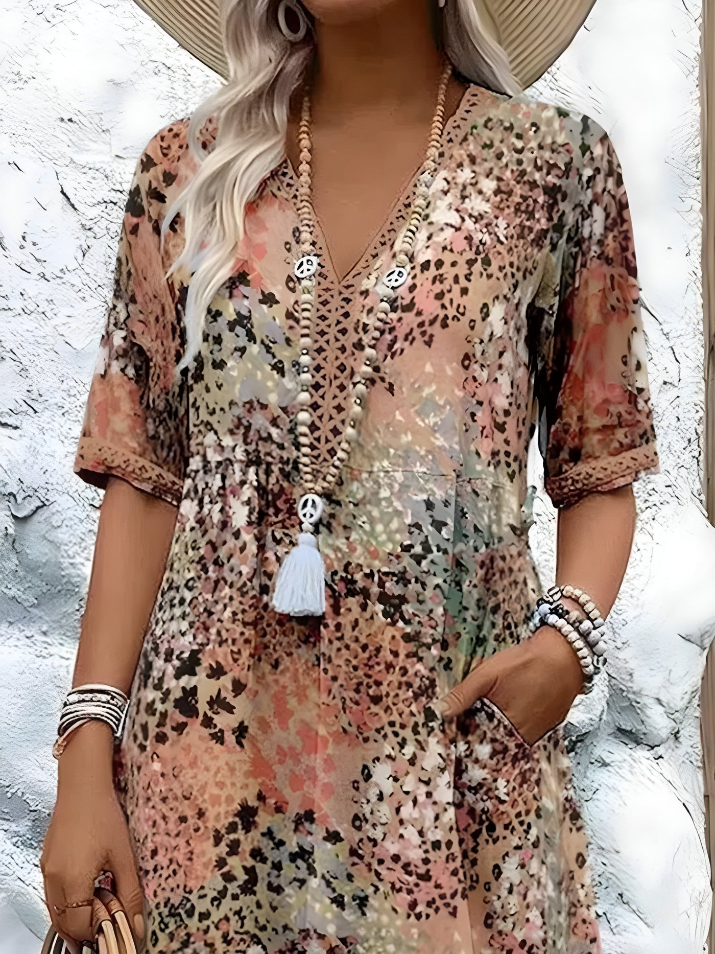 Felicia ™ - Robe Midi Chic Femme Confortable Pour Toutes Occasions