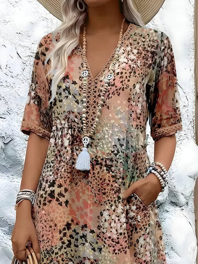 Felicia ™ - Robe Midi Chic Femme Confortable Pour Toutes Occasions