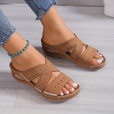 Laura™ - Sandales Femme Orthopédiques Élégantes et Confortables