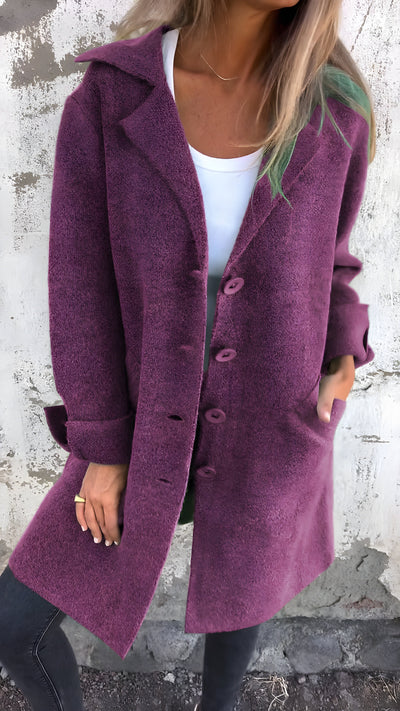 EBBE ™ Manteau Long Femme - Élégance et Chaleur Pour Hiver