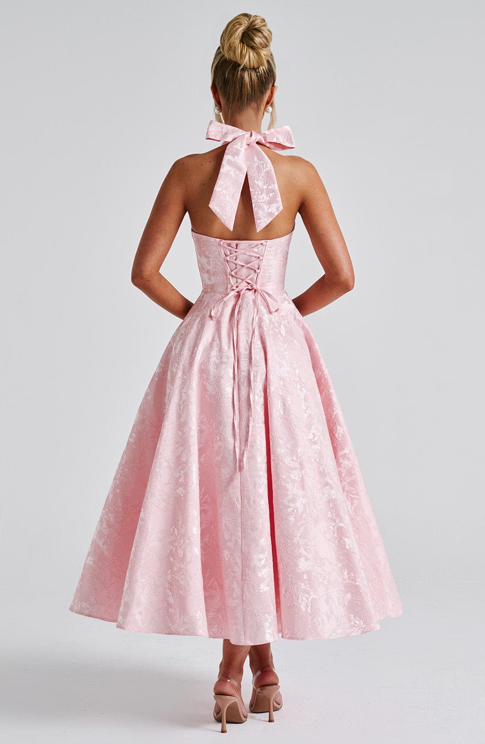 Clara™ — Robe Midi Chic Avec Décolleté Profond