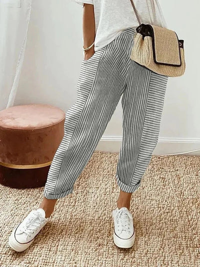 Lore™ - Pantalon Fluide Femme Confortable et Élégant Pour l'Été