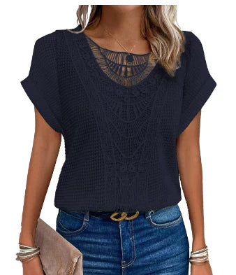 Ella™ - Blouse Femme Chic En Blanche - Confort Et Style Bohème
