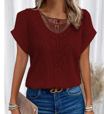 Ella™ - Blouse Femme Chic En Blanche - Confort Et Style Bohème