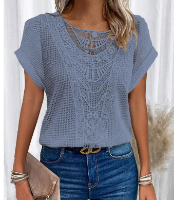 Ella™ - Blouse Femme Chic En Blanche - Confort Et Style Bohème