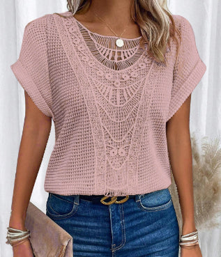 Ella™ - Blouse Femme Chic En Blanche - Confort Et Style Bohème