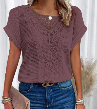 Ella™ - Blouse Femme Chic En Blanche - Confort Et Style Bohème