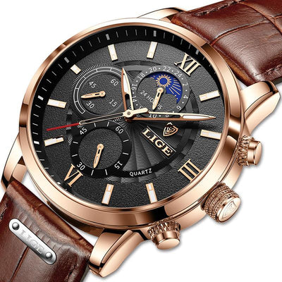 Lucas™ - Montre Sportive Homme Élégante et Durable, Résistante à l'Eau
