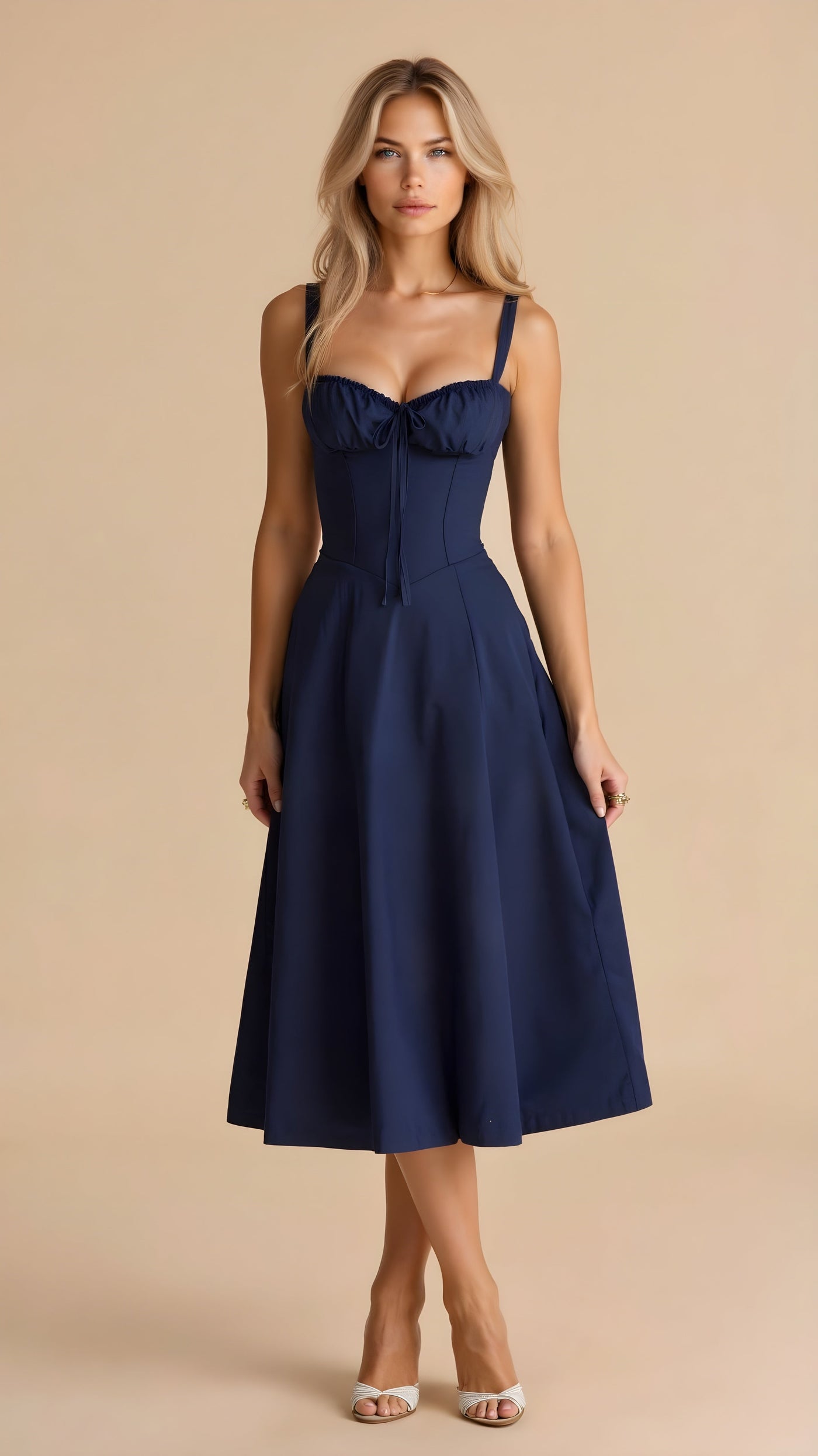 Signe ™ - Robe Élégante Femme Longue à Bustier, Silhouette Flatteuse