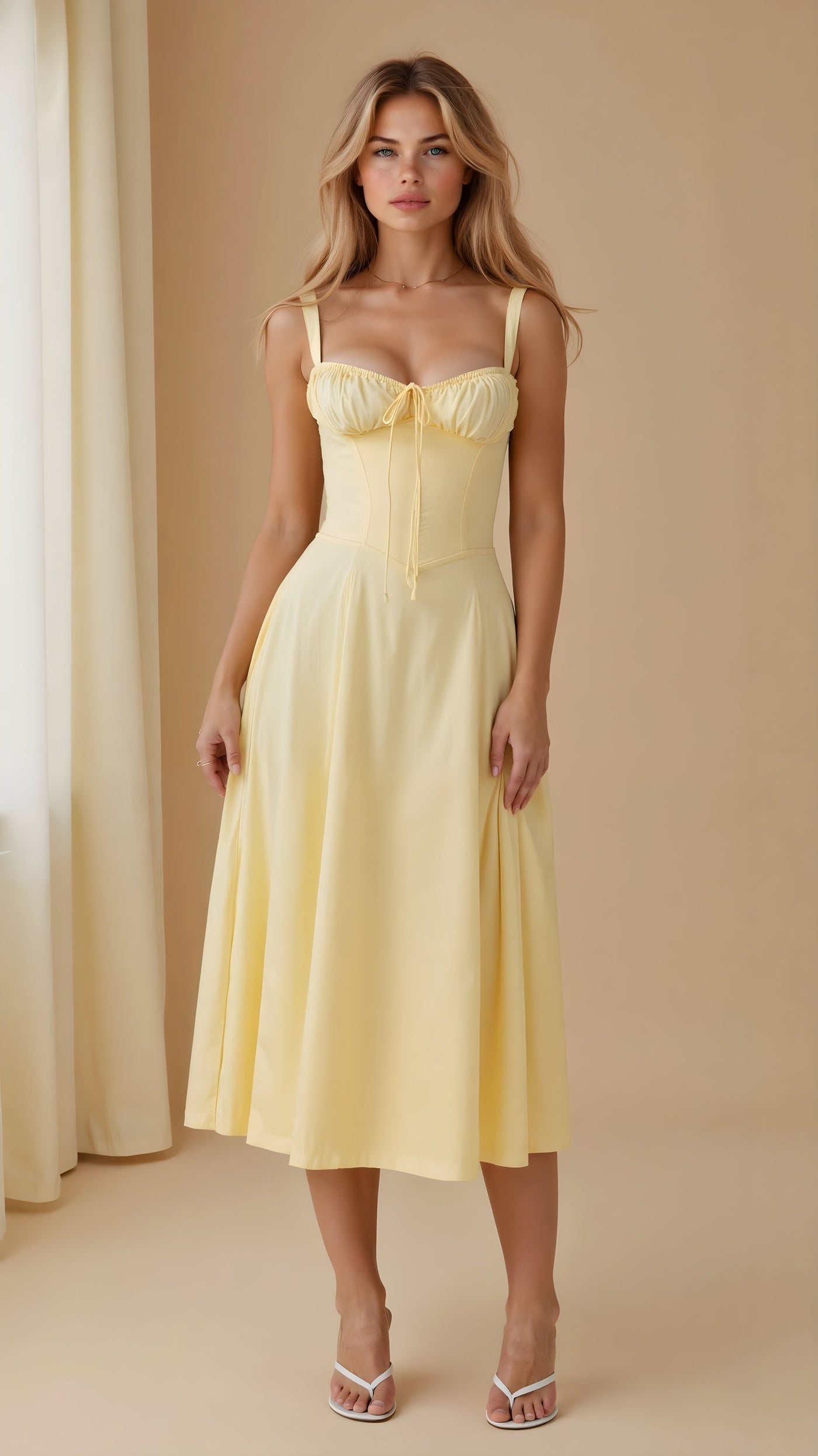 Signe ™ - Robe Élégante Femme Longue à Bustier, Silhouette Flatteuse