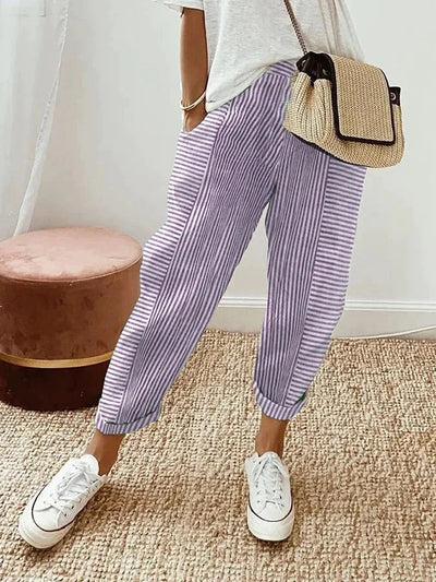 Lore™ - Pantalon Fluide Femme Confortable et Élégant Pour l'Été