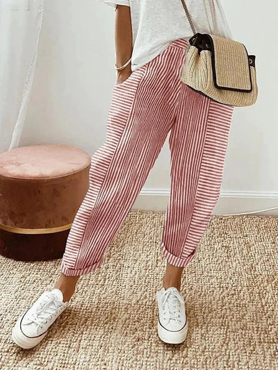Lore™ - Pantalon Fluide Femme Confortable et Élégant Pour l'Été