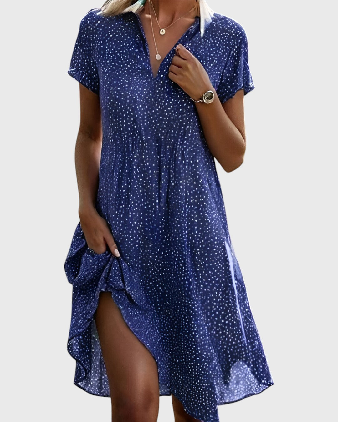 Vittoria™ - Robe Midi Chic, Élégance et Confort