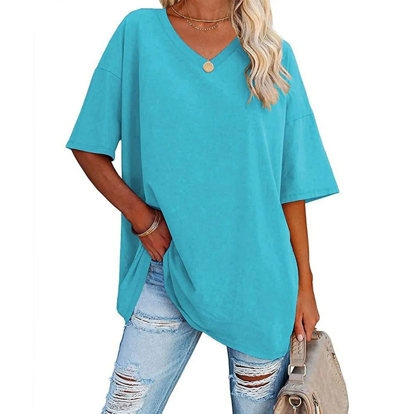 Gisele™ - T-Shirt Élégant en Coton - Confort et Style Inégalés