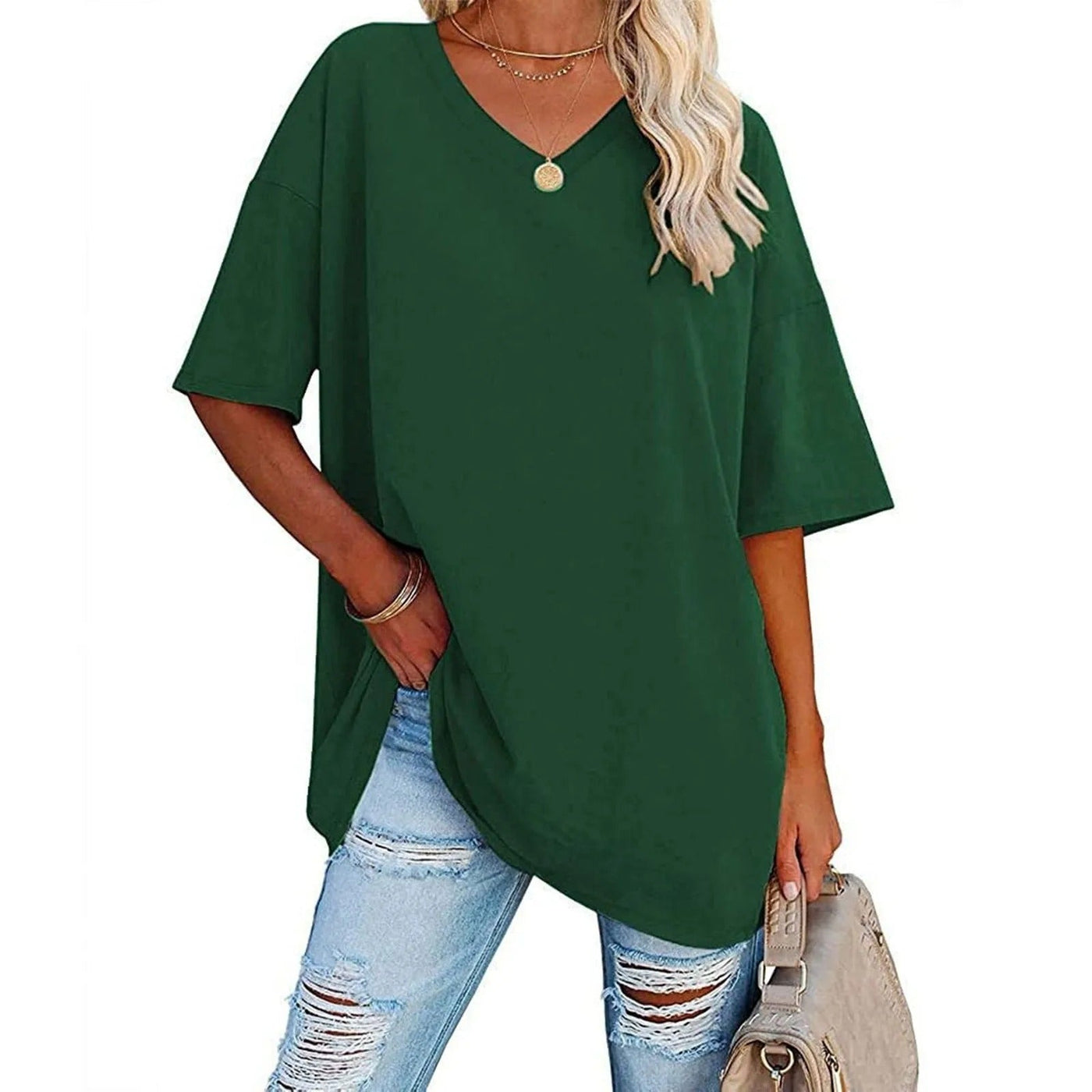 Gisele™ - T-Shirt Élégant en Coton - Confort et Style Inégalés