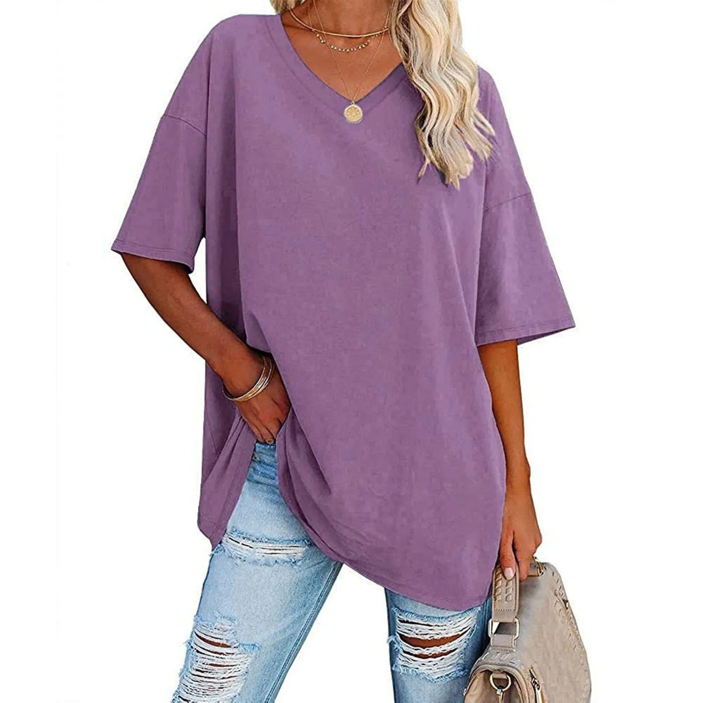 Gisele™ - T-Shirt Élégant en Coton - Confort et Style Inégalés