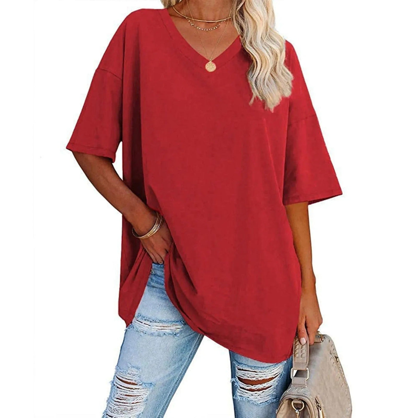Gisele™ - T-Shirt Élégant en Coton - Confort et Style Inégalés