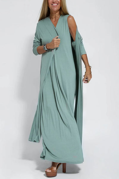 Elise™ - Robe Longue Élégante Et Confortable